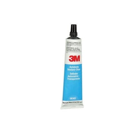 3M 08302, AUTOBODY SEALANT, 5 OZ, CLEAR, Tube 7000120449